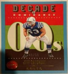 Jeff Saturday [Blue] #DOD-7 Football Cards 2023 Panini Legacy Decade of Dominance Prices