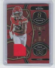 Skyy Moore [Red] #DS-18 Football Cards 2022 Panini Select Draft Selections Memorabilia Prices