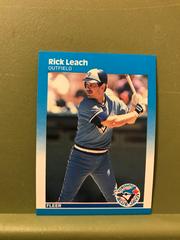 Rick Leach Baseball Cards 1987 Fleer Prices