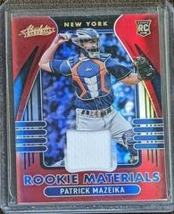 Patrick Mazeika [Spectrum Red] #ARM-PM Baseball Cards 2022 Panini Absolute Rookie Materials Prices
