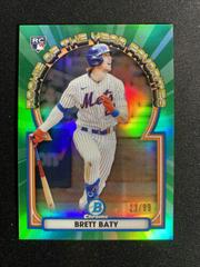 Brett Baty [Green] #ROYF-3 Baseball Cards 2023 Bowman Chrome Rookie of the Year Favorites Prices