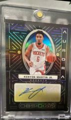 Kenyon Martin Jr. [Yellow] Basketball Cards 2021 Panini Obsidian Aurora Autographs Prices