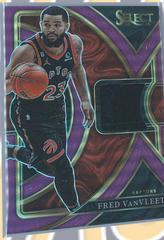 Fred VanVleet [purple prizm] #SS-FV Basketball Cards 2022 Panini Select Selective Swatches Prices