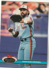 Ivan Calderon #383 Baseball Cards 1991 Stadium Club Prices