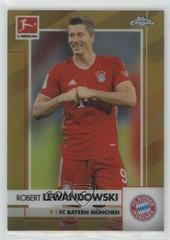 Robert Lewandowski [Gold Refractor] Soccer Cards 2020 Topps Chrome Bundesliga Prices