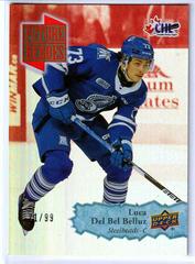 Luca Del Bel Belluz [Red] Hockey Cards 2022 Upper Deck CHL Future Heroes Prices