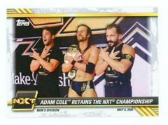 Adam Cole Retains the NXT Championship #22 Wrestling Cards 2021 Topps WWE NXT Prices
