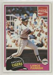 Lance Parrish Baseball Cards 1981 Coca Cola Prices
