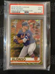 Pete Alonso [Gold Wave Refractor] #204 Baseball Cards 2019 Topps Chrome Prices