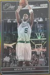 Kevin Garnett [Gold] Basketball Cards 2021 Panini One and One Prices