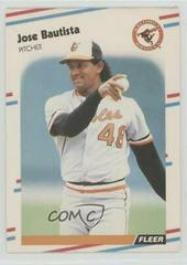 Jose Bautista Baseball Cards 1988 Fleer Update Prices