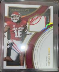 Treylon Burks [Gold] Football Cards 2022 Panini Immaculate Collegiate Gloves Prices
