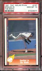 Spoiled in the Ninth Baseball Cards 1991 Pacific Nolan Ryan Prices