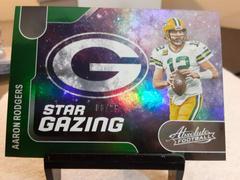Aaron Rodgers [Spectrum Green] #SG-7 Football Cards 2022 Panini Absolute Star Gazing Prices