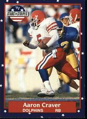 Aaron Craver #123 Football Cards 1991 Fleer Stars and Stripes Prices