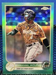 Luisangel Acuna [Aqua Refractor] #PDC-111 Baseball Cards 2022 Topps Pro Debut Chrome Prices