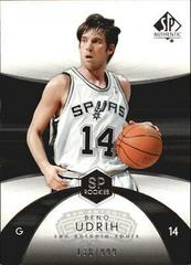 Beno Udrih #139 Basketball Cards 2004 SP Authentic Prices