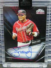 Andruw Jones [Red Refractor] #CBA-AJO Baseball Cards 2021 Topps Chrome Black Autographs Prices