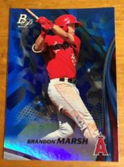 Brandon Marsh [Royal Blue] Baseball Cards 2017 Bowman Platinum Top Prospects Prices