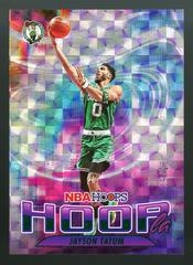 Jayson Tatum [Hyper Green] #6 Basketball Cards 2023 Panini Hoops Hoopla Prices