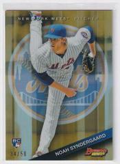 Noah Syndergaard [Gold Refractor] Baseball Cards 2015 Bowman's Best Prices
