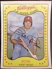 Pete Rose #63 Baseball Cards 1981 Kellogg's Prices