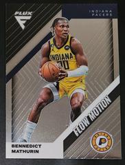 Bennedict Mathurin #5 Basketball Cards 2022 Panini Flux Flow Motion Prices