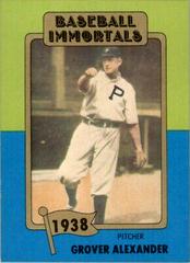 Grover Alexander Baseball Cards 1980 Baseball Immortals Prices