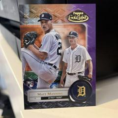 Matt Manning [Class 2 Purple] #2 Baseball Cards 2022 Topps Gold Label Prices