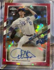 Daniel Lynch [Red] #RA-DL Baseball Cards 2021 Topps Chrome Update Sapphire Rookie Autographs Prices