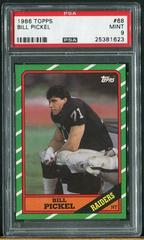 Bill Pickel Football Cards 1986 Topps Prices