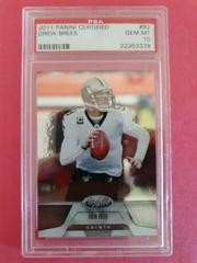 Drew Brees #92 Football Cards 2011 Panini Certified Prices