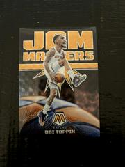 Obi Toppin [Orange Fluorescent] #9 Basketball Cards 2021 Panini Mosaic Jam Masters Prices