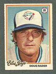 Doug Rader #166 Baseball Cards 1978 O Pee Chee Prices
