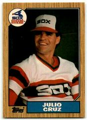 Julio Cruz #790 Baseball Cards 1987 Topps Tiffany Prices