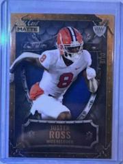 Justyn Ross [Gold Gold Gold] Football Cards 2022 Wild Card Matte Weekend Warrior Prices