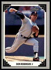 Don Robinson #188 Baseball Cards 1991 Leaf Prices