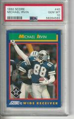 Michael Irvin Football Cards 1992 Panini Score Prices
