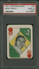 Gerry Priddy Baseball Cards 1951 Topps Blue Back Prices