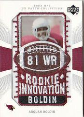 Anquan Boldin #147 Football Cards 2003 Upper Deck Patch Collection Prices