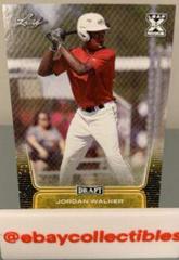 Jordan Walker [Gold] Baseball Cards 2020 Leaf Draft Prices
