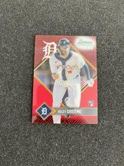 Riley Greene [Red] #ST-12 Baseball Cards 2023 Bowman Sterling Tek Prices