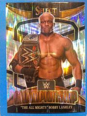 The All Mighty Bobby Lashley [Flash Prizm] #1 Wrestling Cards 2022 Panini Select WWE Championship Prices