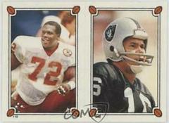 Dexter Manley, Jim Plunkett Football Cards 1987 Topps Stickers Prices