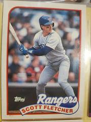 Scott Fletcher #295 Baseball Cards 1989 Topps Prices