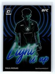 Raul Rosas [Blue] #16 Ufc Cards 2023 Panini Donruss Optic UFC Light It Up Prices