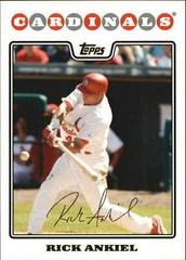 Rick Ankiel #4 Baseball Cards 2008 Topps Prices