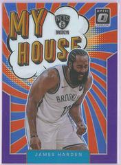 James Harden [Purple] #13 Basketball Cards 2021 Panini Donruss Optic My House Prices