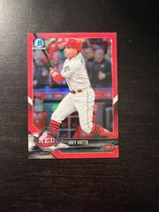 Joey Votto [Red Refractor] #32 Baseball Cards 2018 Bowman Chrome Prices