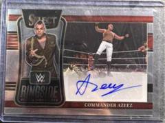 Commander Azeez #RA-CAZ Wrestling Cards 2022 Panini Select WWE Ringside Action Signatures Prices